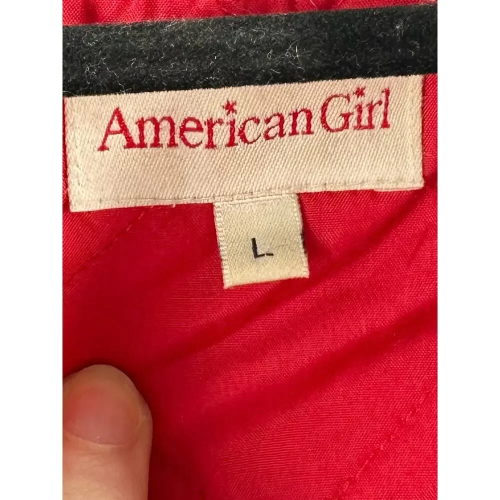 American Girl Vintage Varsity Bomber Letterman Jacket Girls Size Large